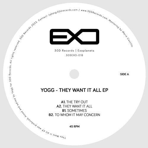 Yogg / They Want It All EP