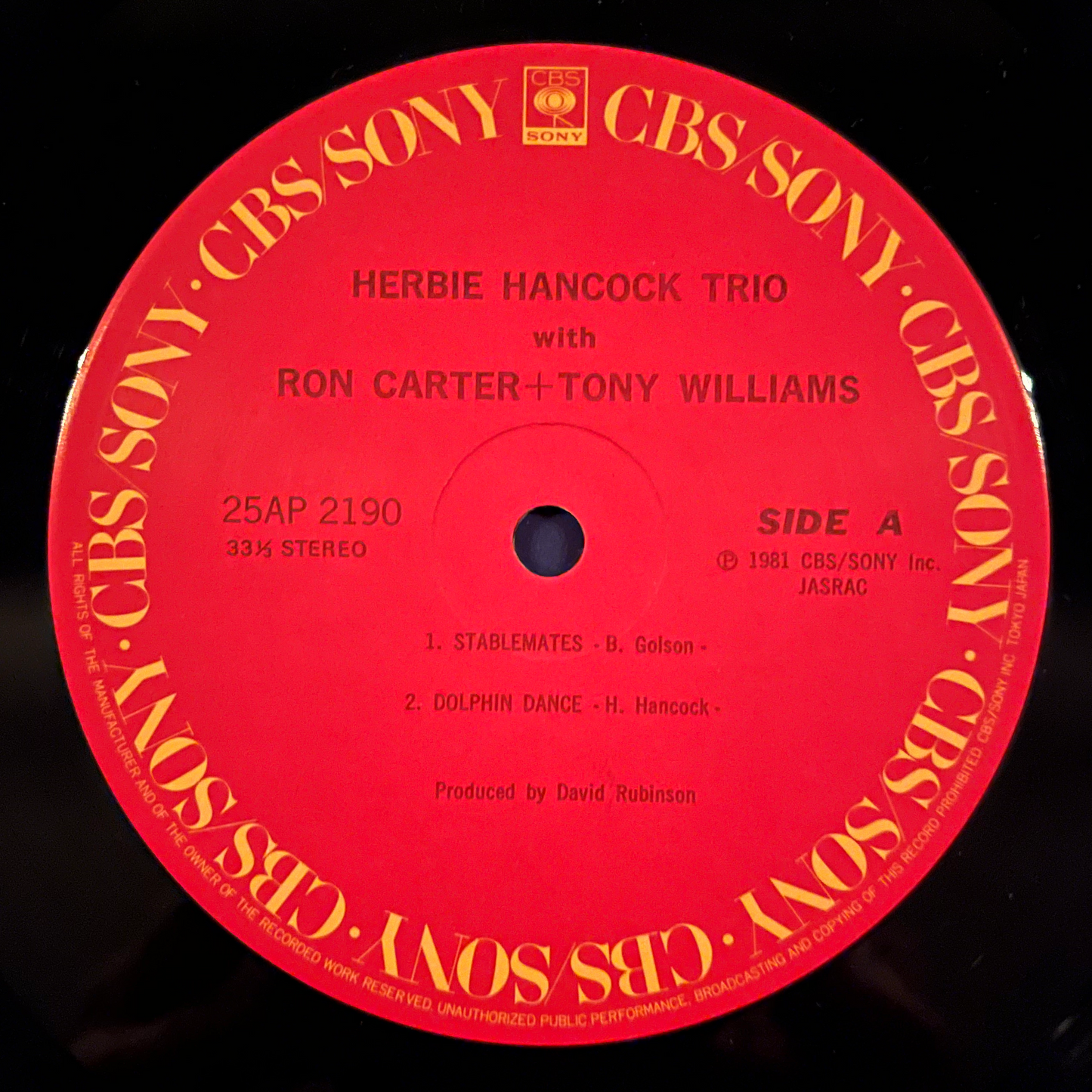 【Used】Herbie Hancock Trio With Ron Carter + Tony Williams