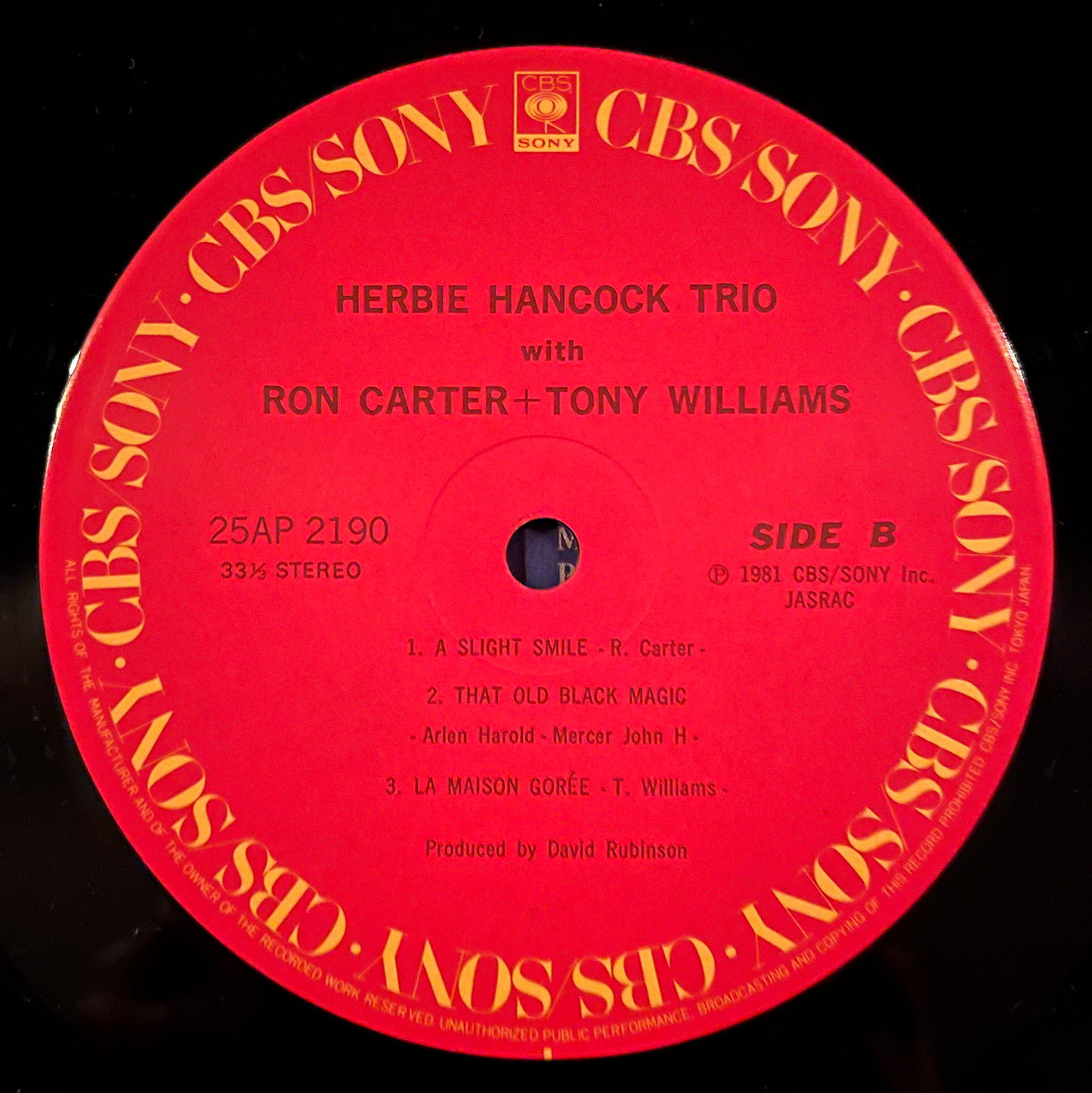 【Used】Herbie Hancock Trio With Ron Carter + Tony Williams