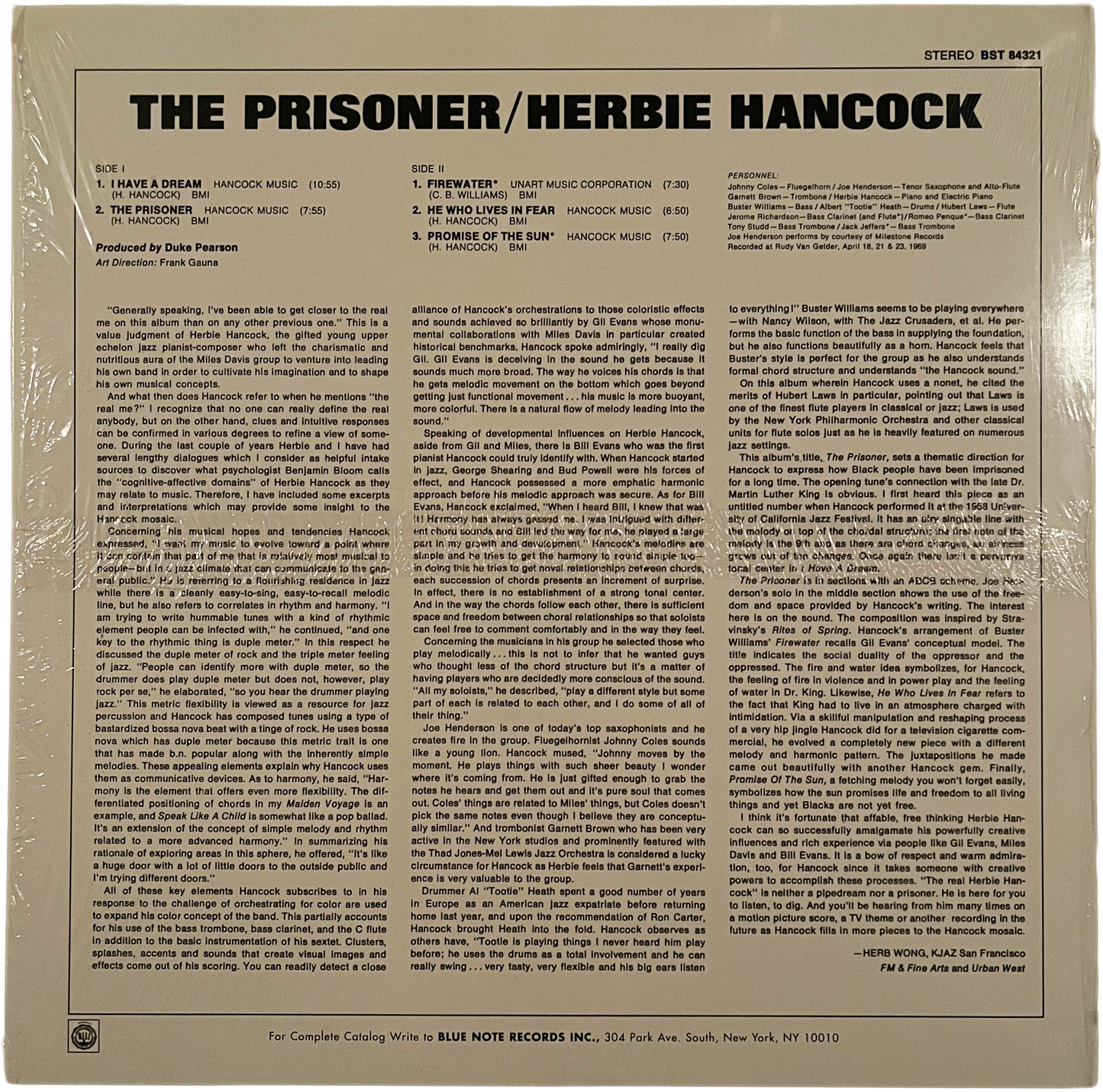 【Used】Herbie Hancock / The Prisoner