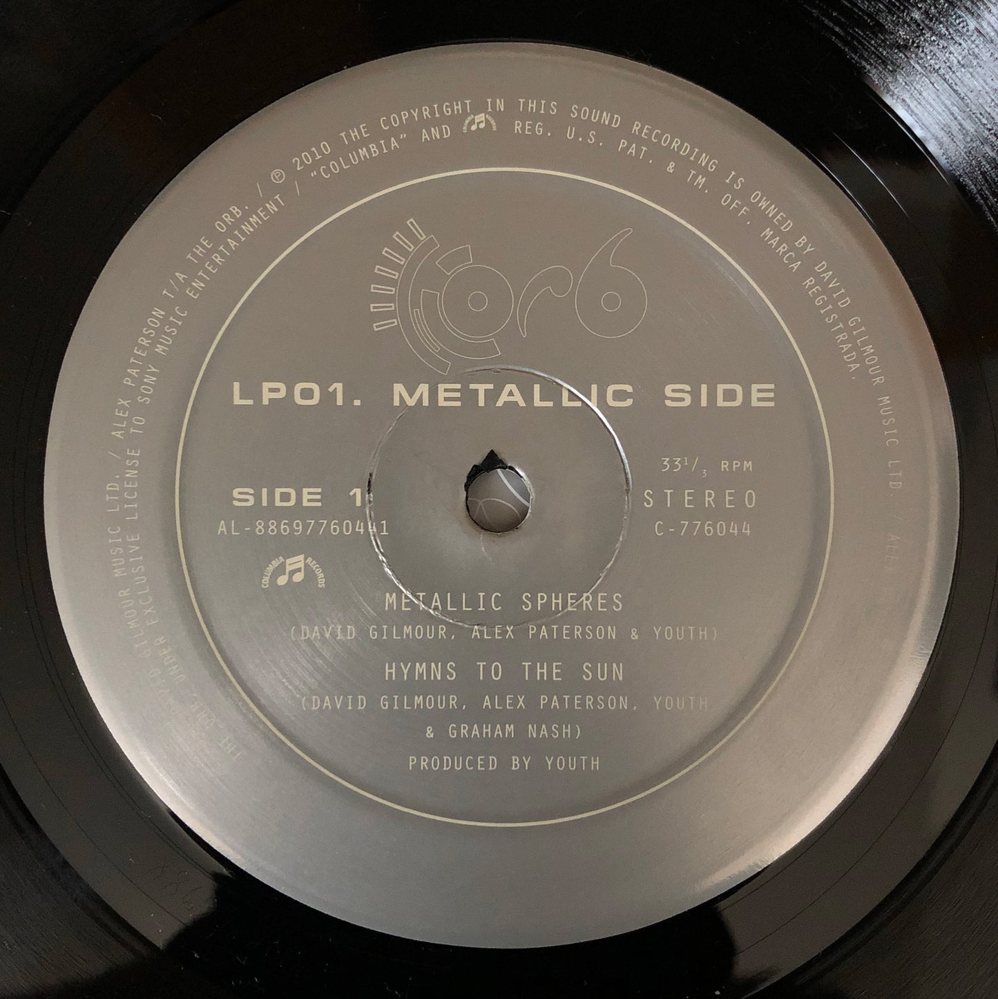 【Used】The Orb Featuring David Gilmour / Metallic Spheres