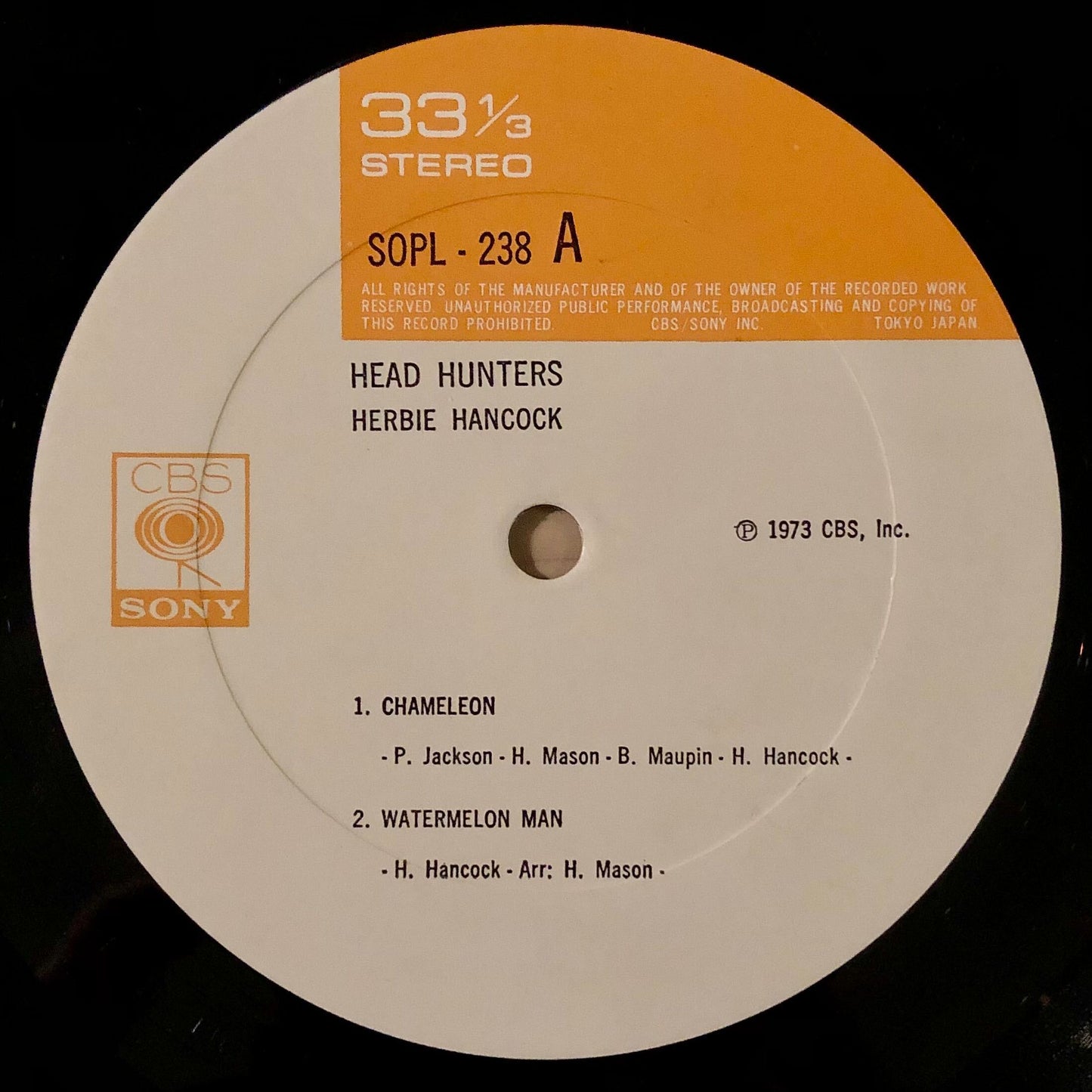【Used】Herbie Hancock / Head Hunters