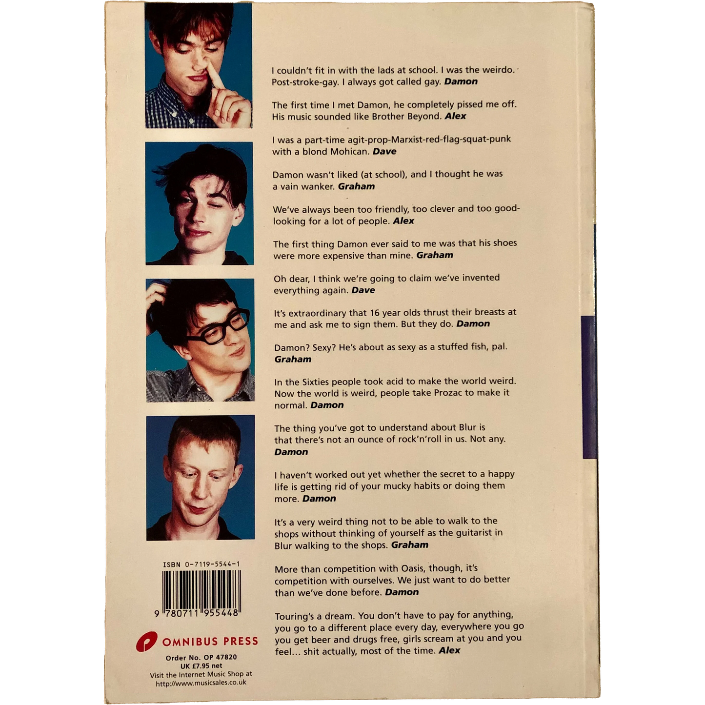【Used】blur / in Their Own Words by Mick St. Michael